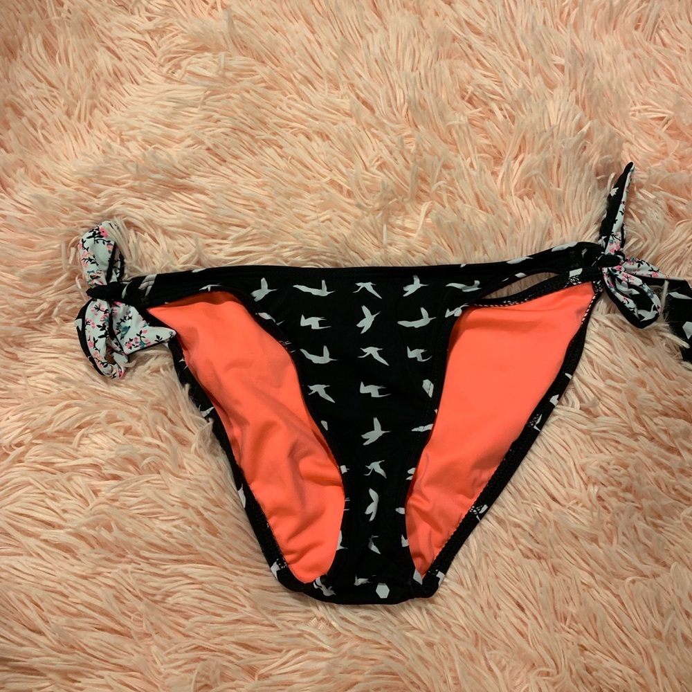 Cute bird print bikini bottoms